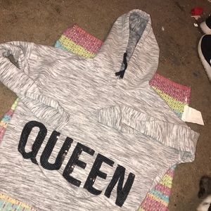 Queen-Crop Hoodie